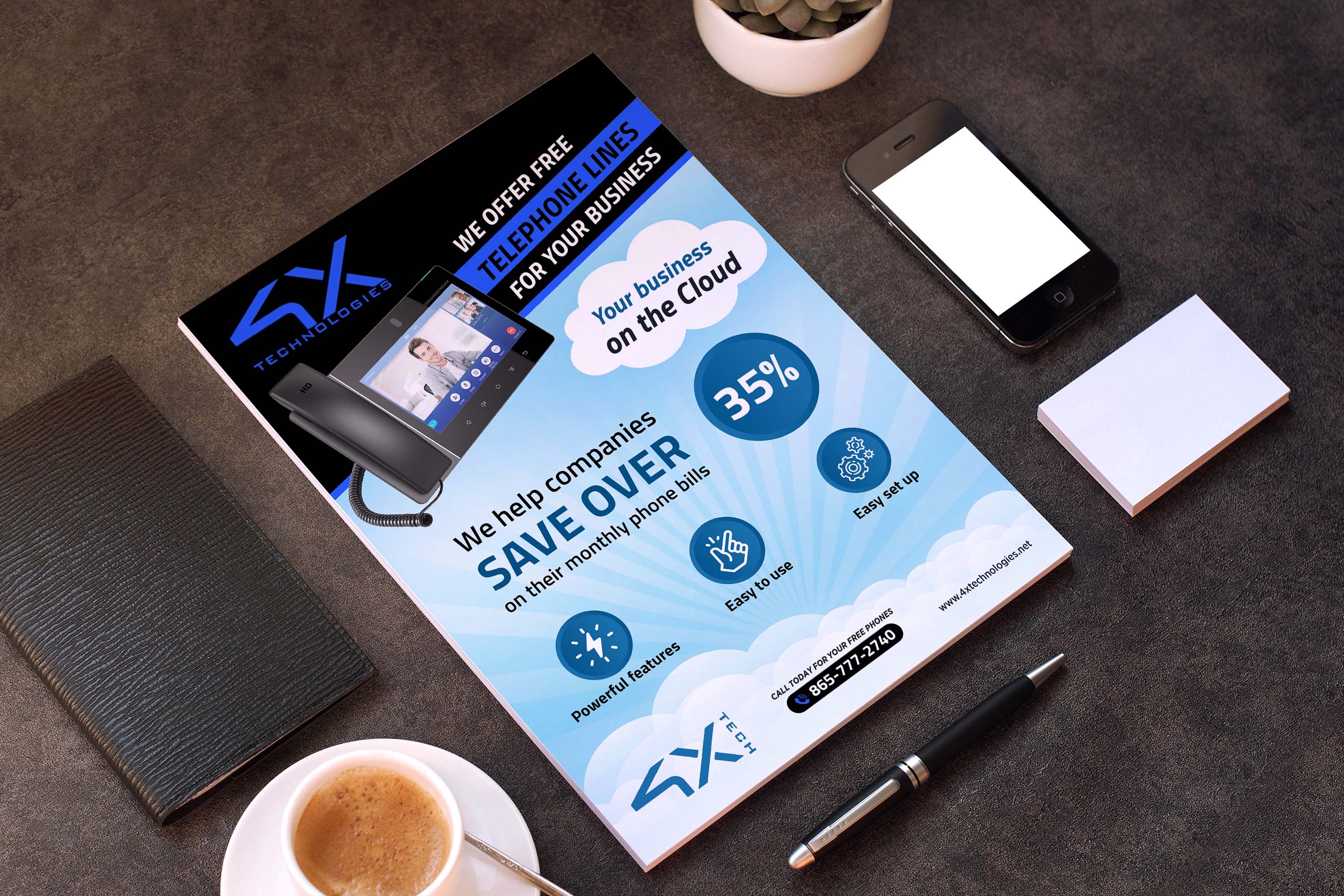 Flyer Design by GraphicsGuru for 4x-Tech | Design #27272503