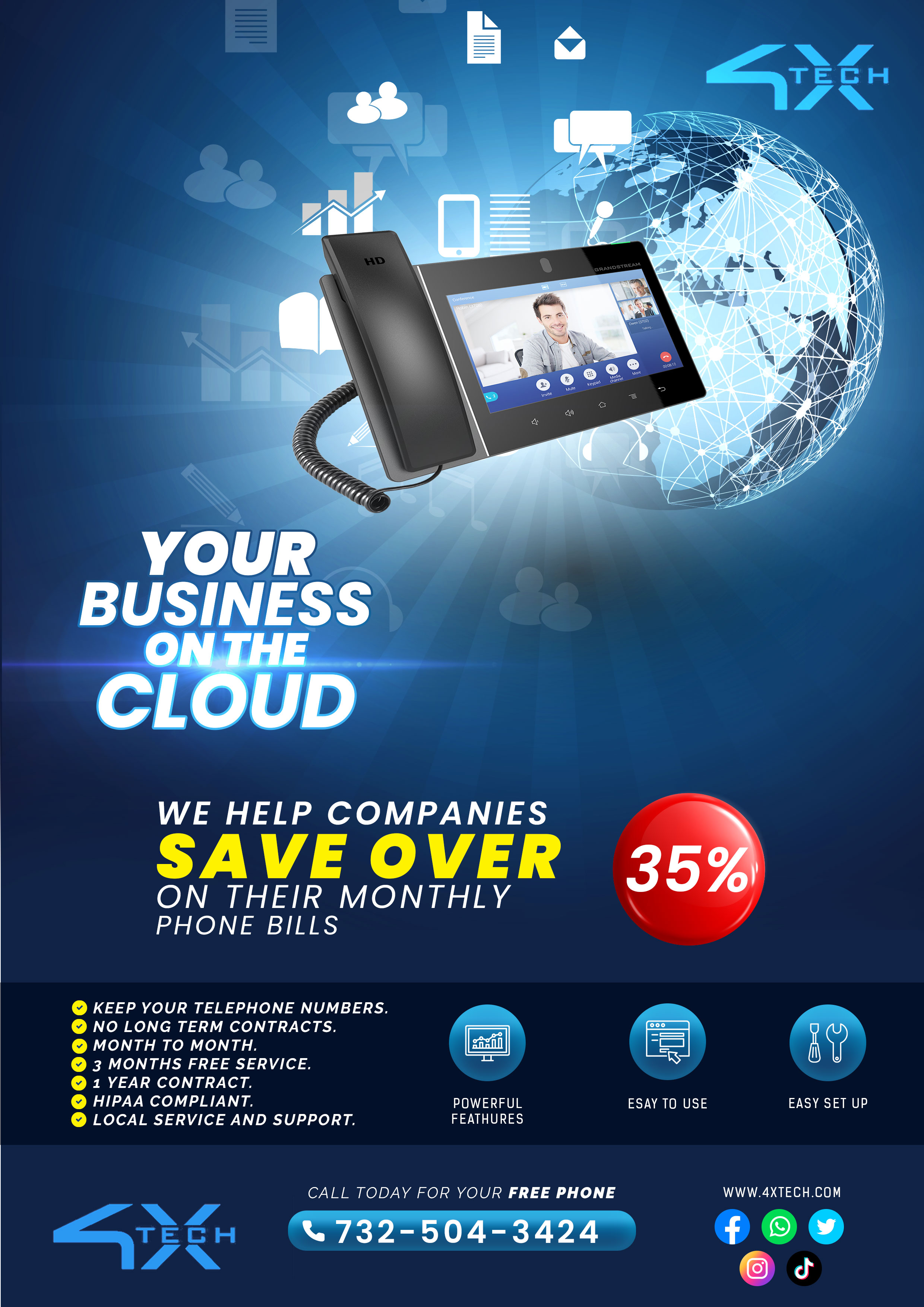 Design de Flyer par HeshanKavinda pour 4x-Tech | Design #27282589