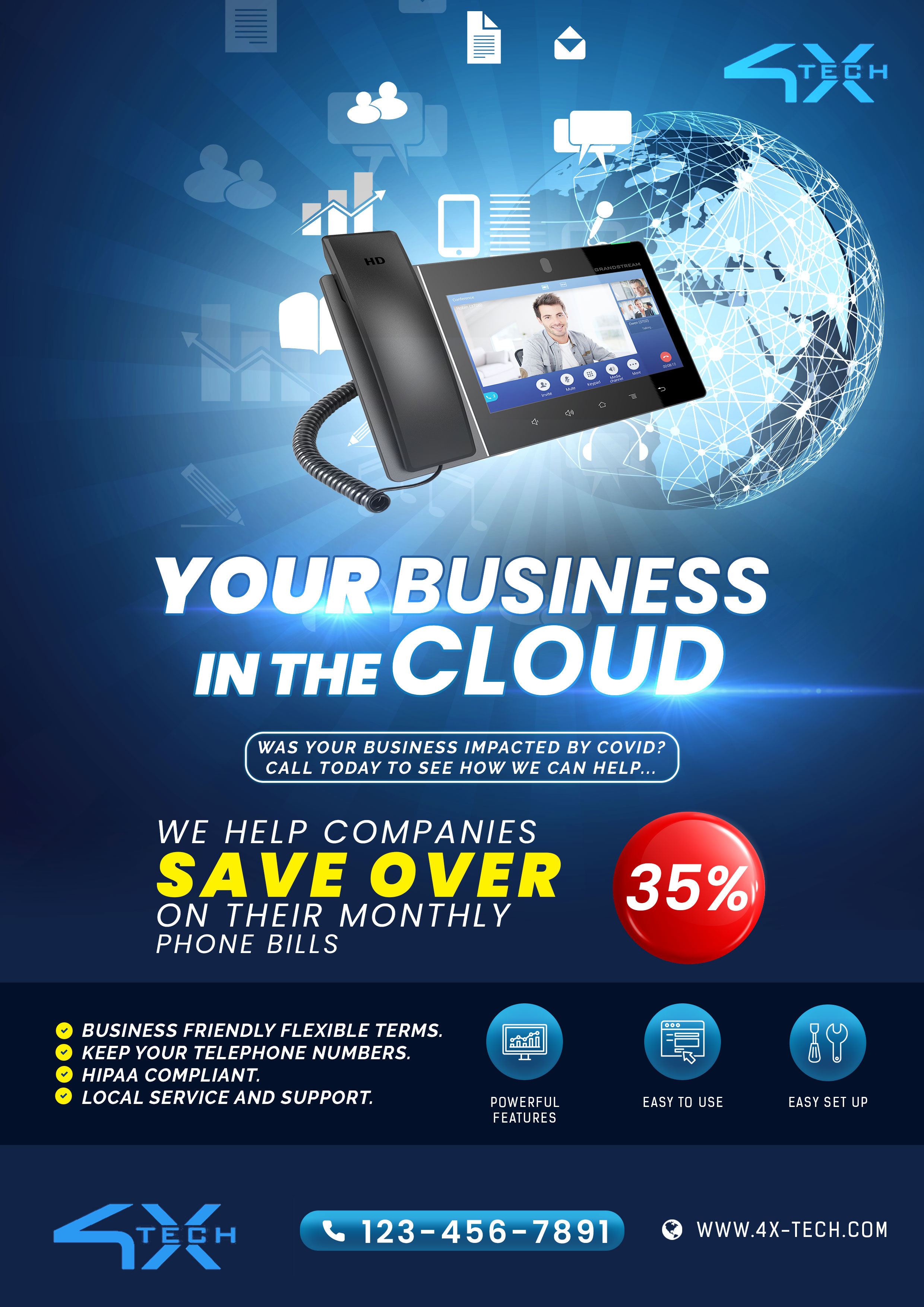Design de Flyer par HeshanKavinda pour 4x-Tech | Design #27288483