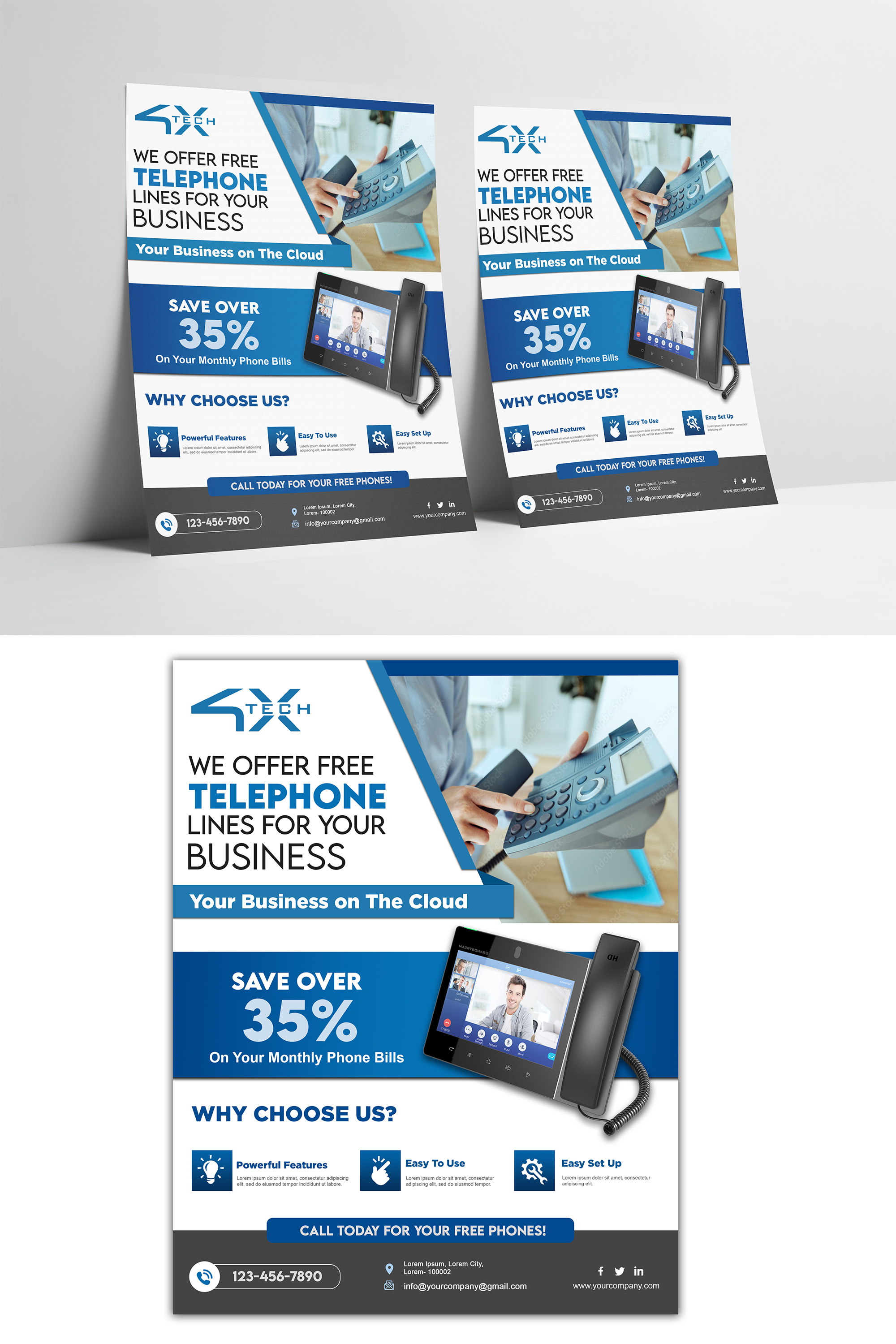 Flyer Design by ZeneFashions for 4x-Tech | Design #27279760