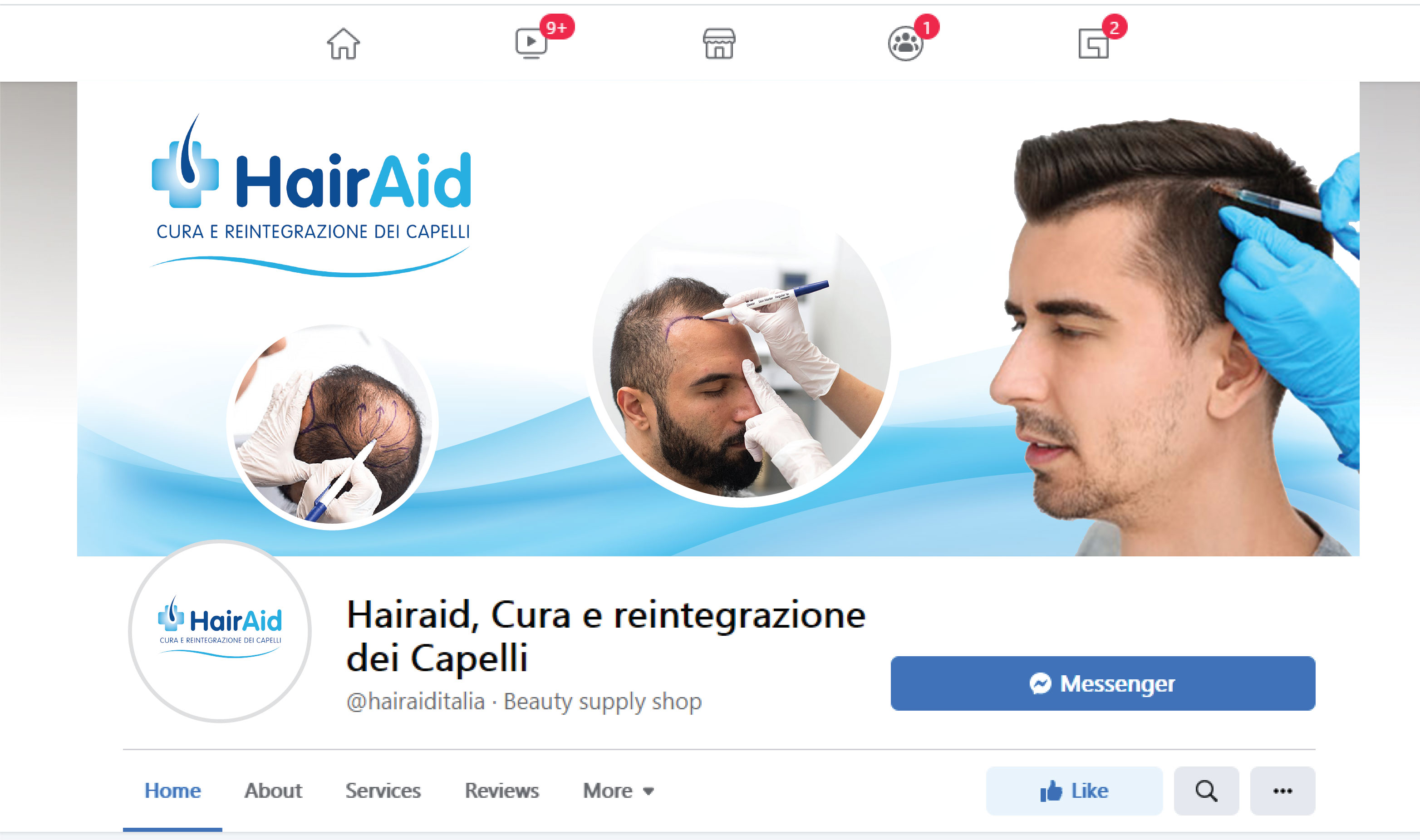 Facebook Design by artbitin for HAIRAID | Design #27254090