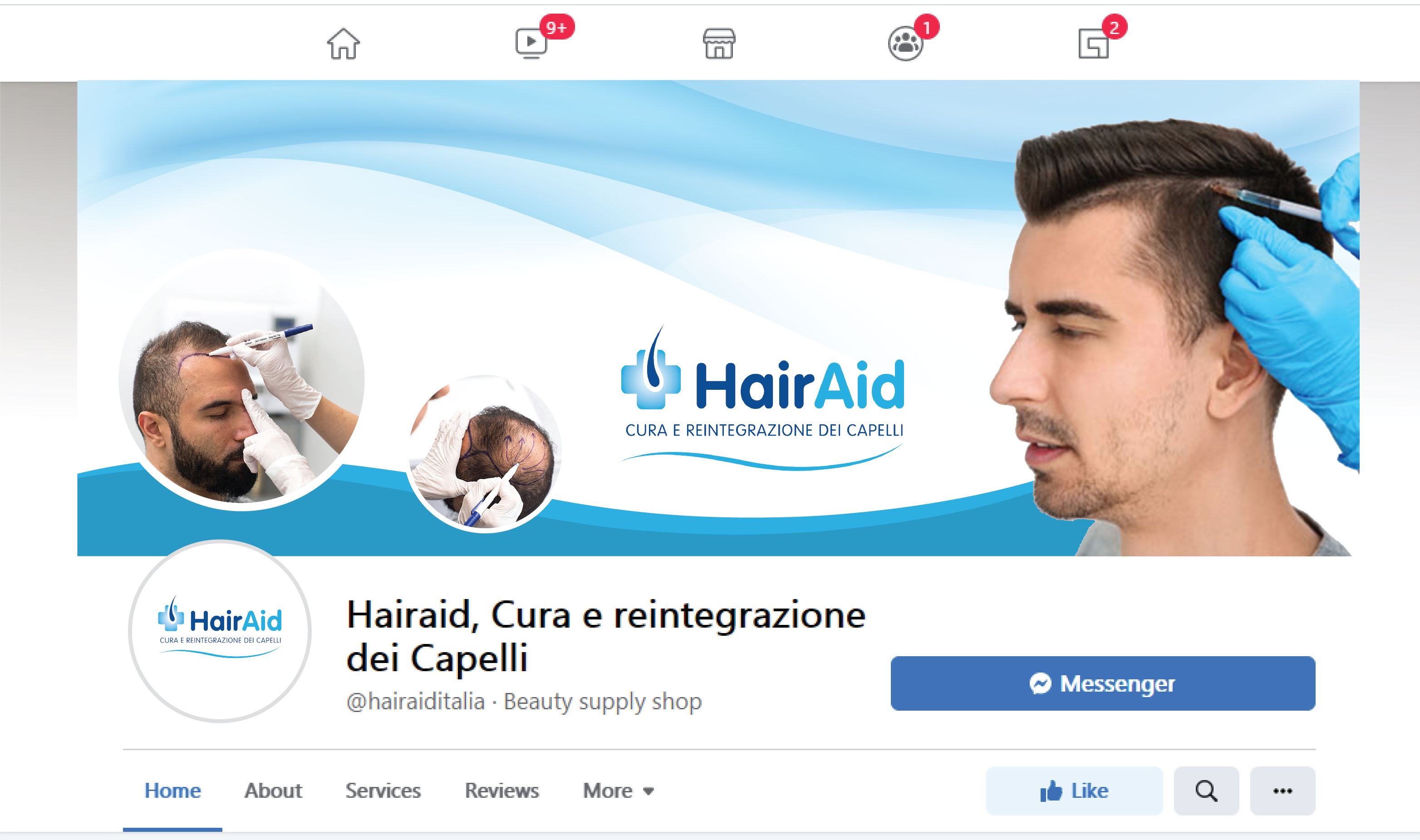 Facebook Design by artbitin for HAIRAID | Design #27254091