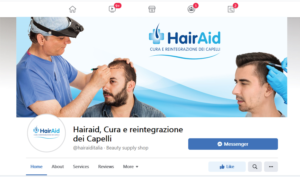 Facebook Design by artbitin for HAIRAID | Design: #27254092