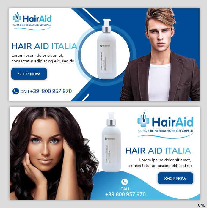 Diseño de Facebook por pb para HAIRAID | Diseño #27281199