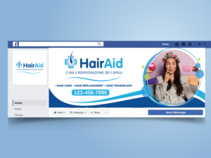 Facebook Design by LAXMI DESIGNHUB for HAIRAID | Design: #27248750