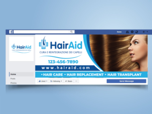 Facebook Design by LAXMI DESIGNHUB for HAIRAID | Design: #27248765