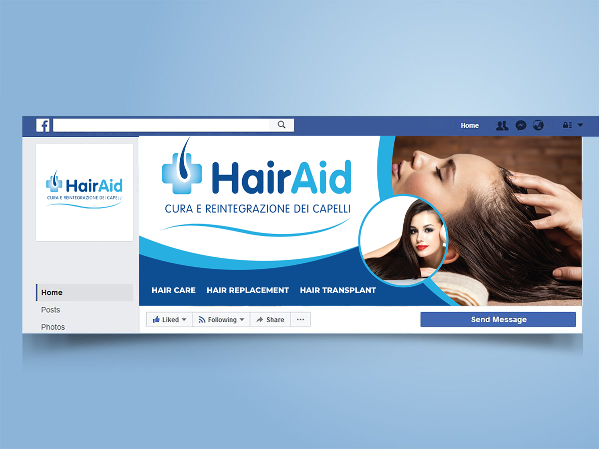 Facebook Design by LAXMI DESIGNHUB for HAIRAID | Design #27248781