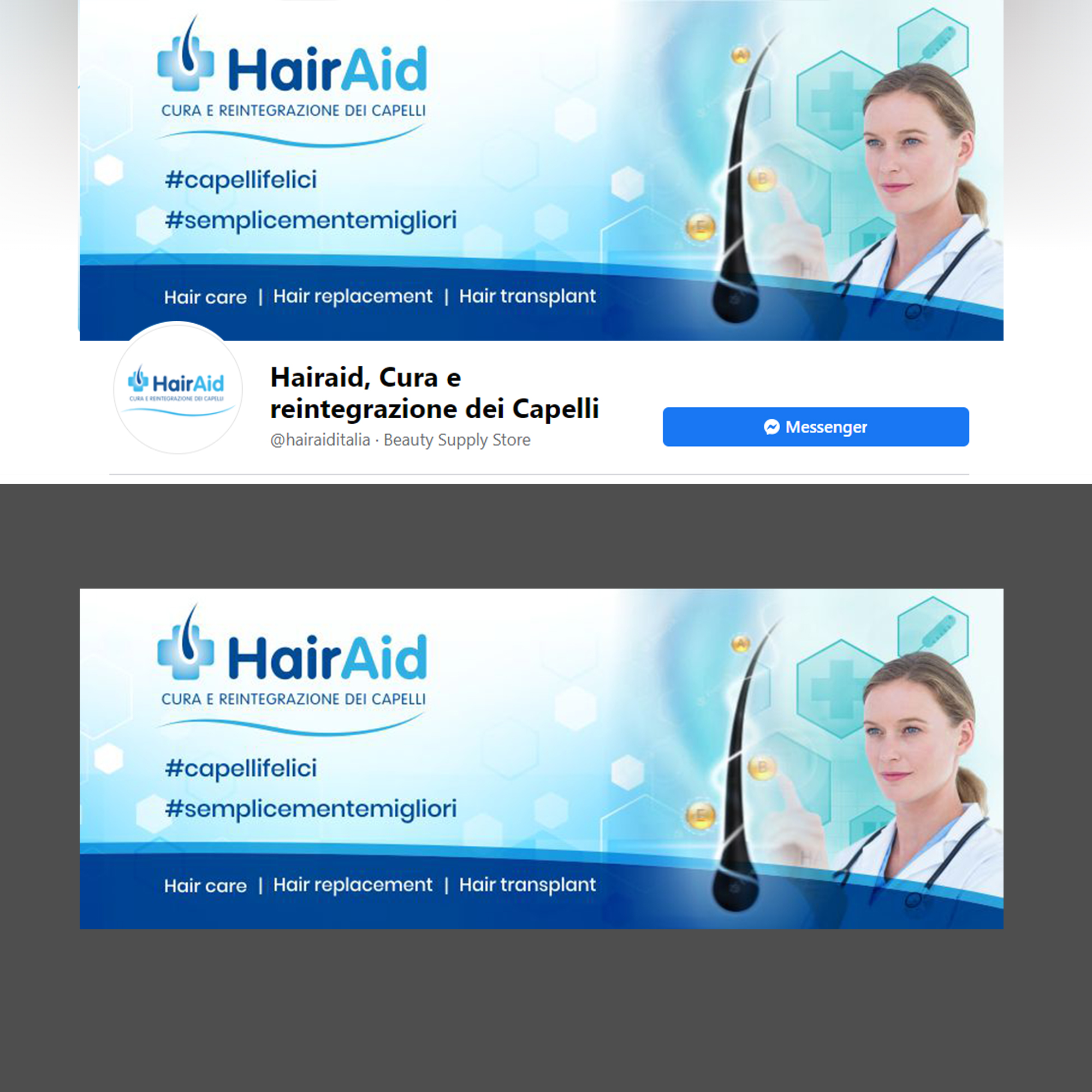 Facebook Design by ecorokerz for HAIRAID | Design #27254438