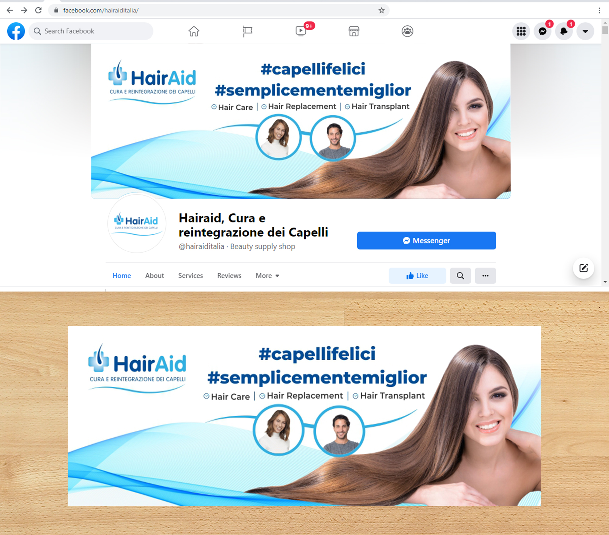Facebook-Design von ecorokerz für HAIRAID | Design #27254654