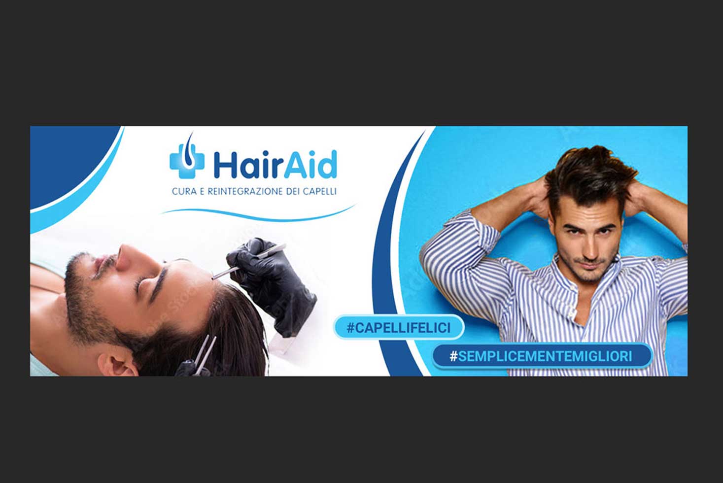 Design Facebook par DA. pour HAIRAID | Design #27248960