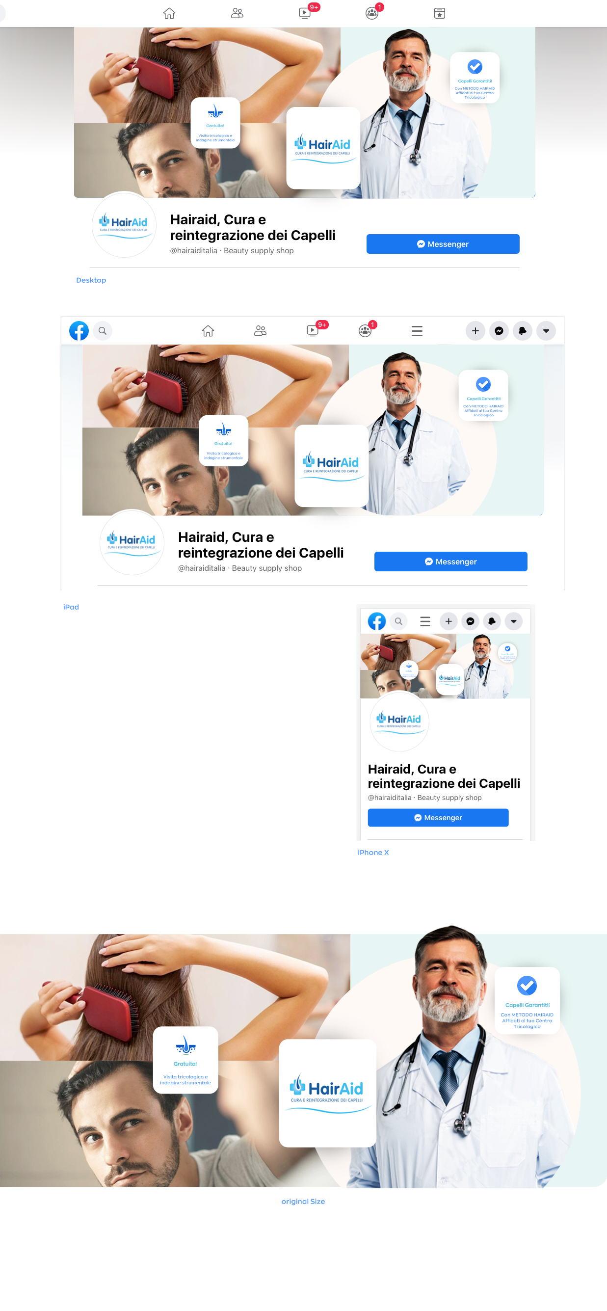Diseño de Facebook por Prestige Studio para HAIRAID | Diseño #27249851