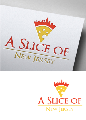 A Slice of New Jersey | Diseño de Logo por HEAVEN ART