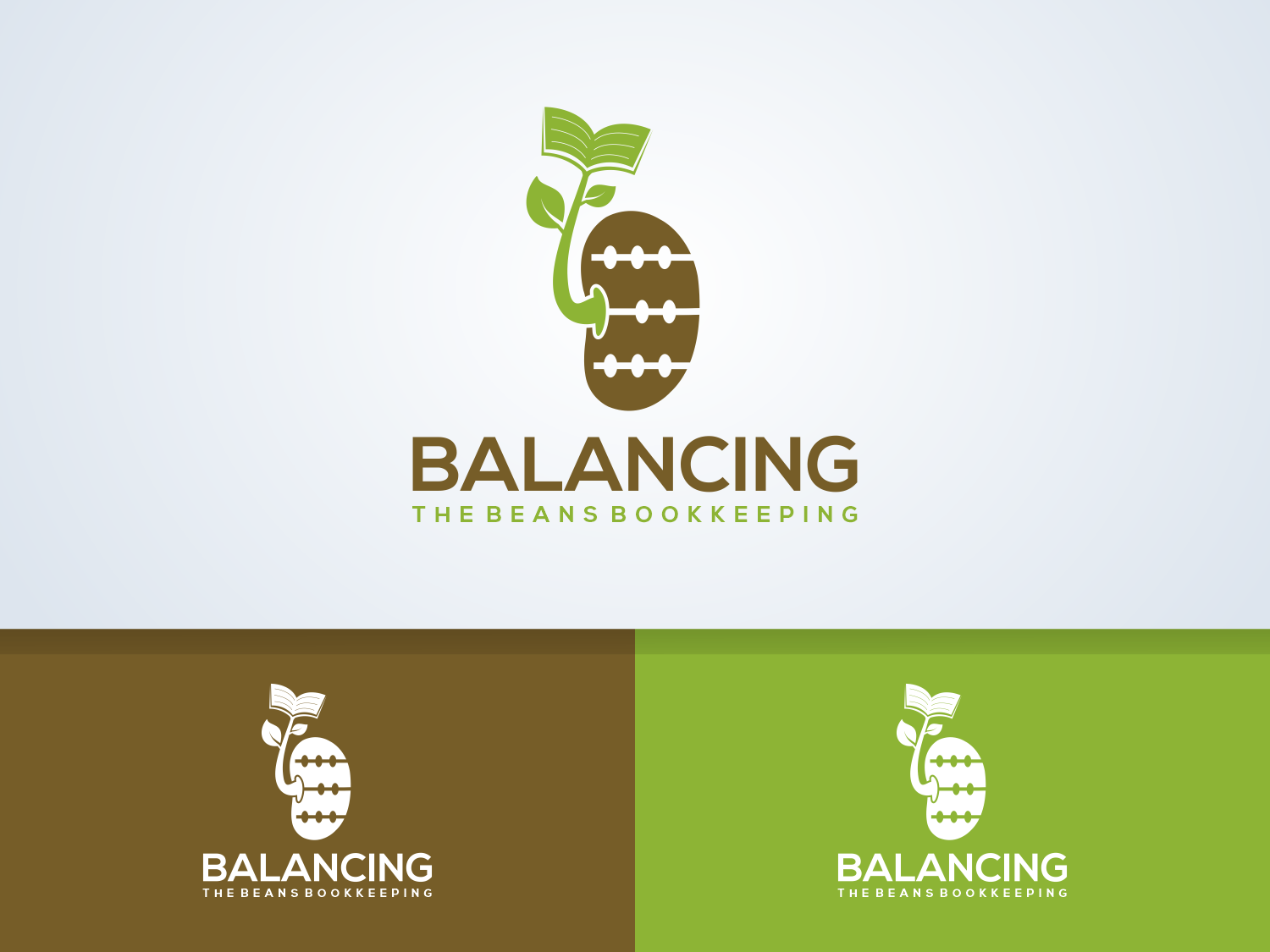 Logo Design by zilong graphic for Balancing the Beans Bookkeeping | Design #27248183