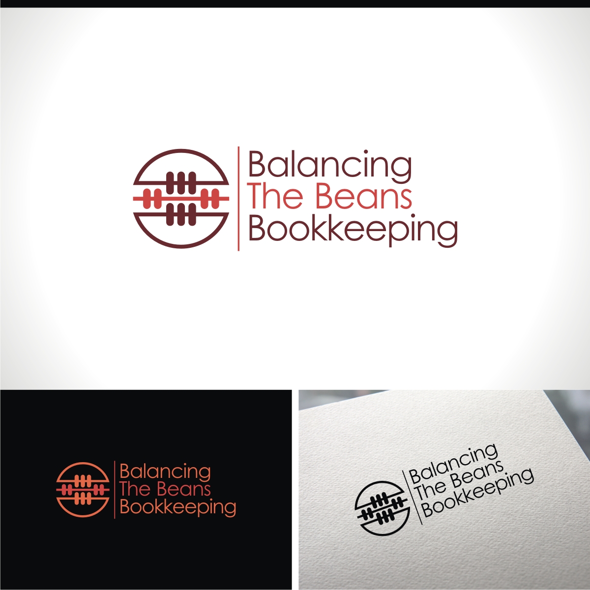Diseño de Logo por e-graphics para Balancing the Beans Bookkeeping | Diseño #27250980