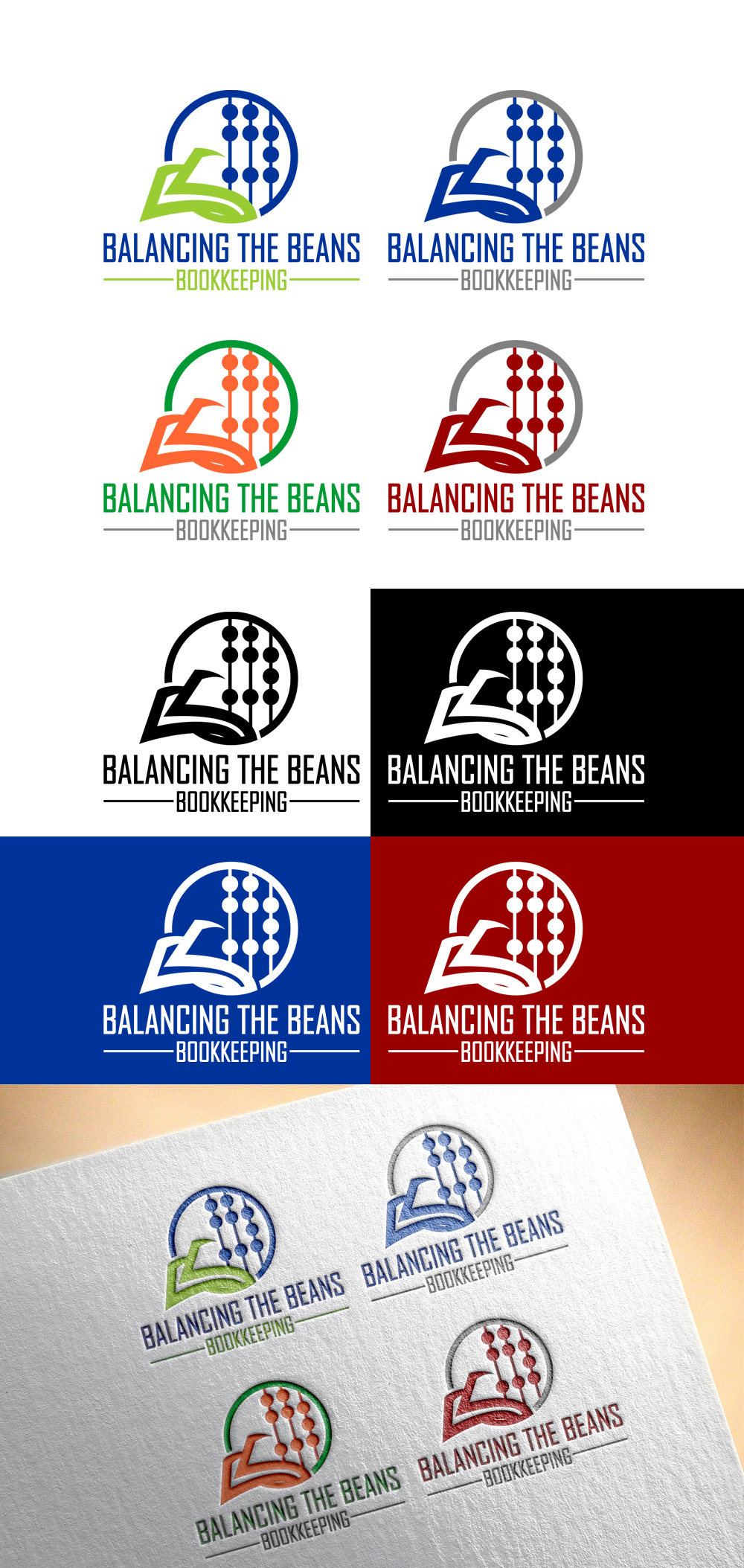 Logo Design by FDesignIndonesia for Balancing the Beans Bookkeeping | Design #27248270