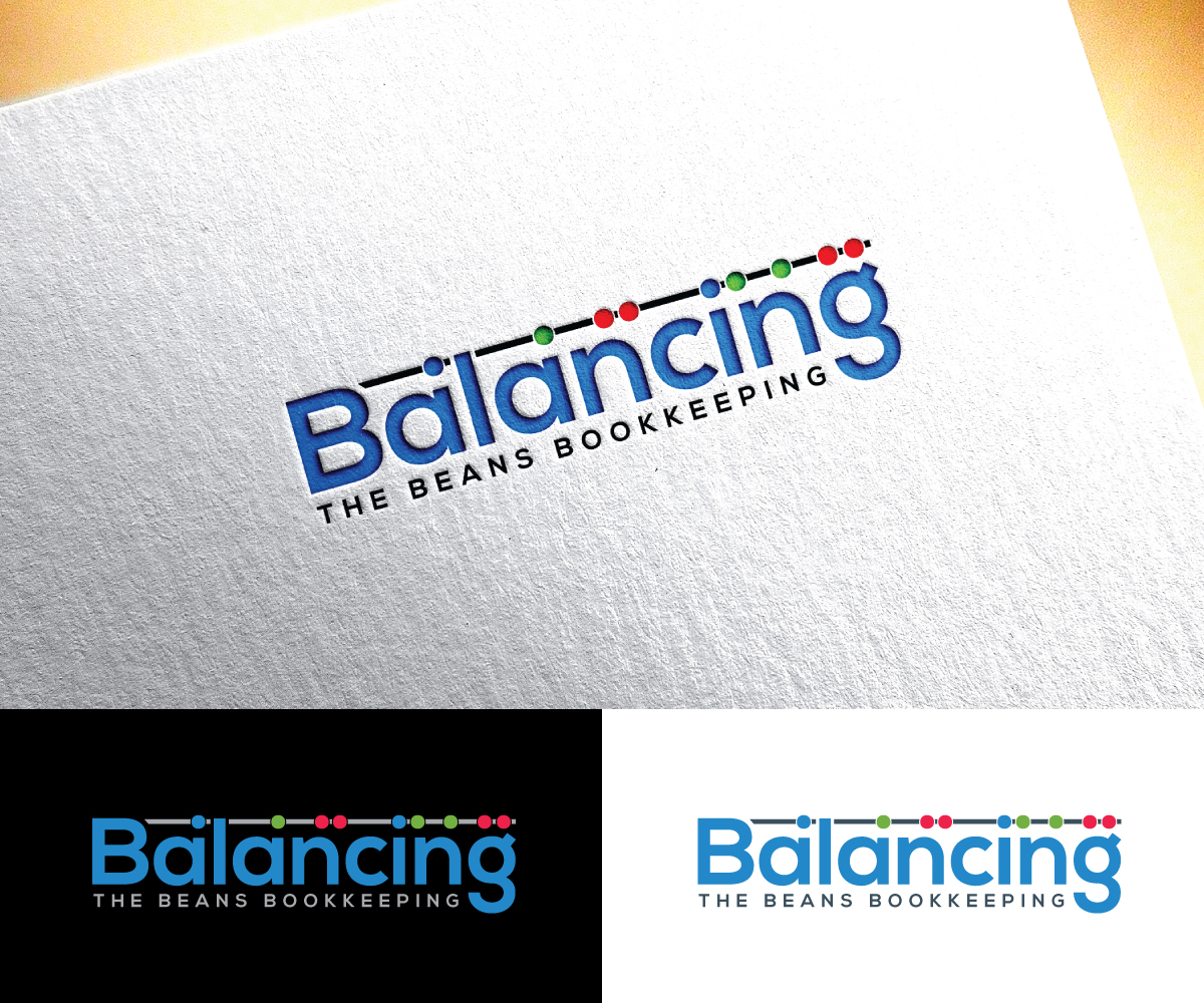 Logo Design by step forward 2 for Balancing the Beans Bookkeeping | Design #27248198
