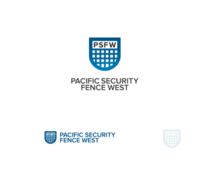 Pacific Security Fence West | Logo Design by bluejet