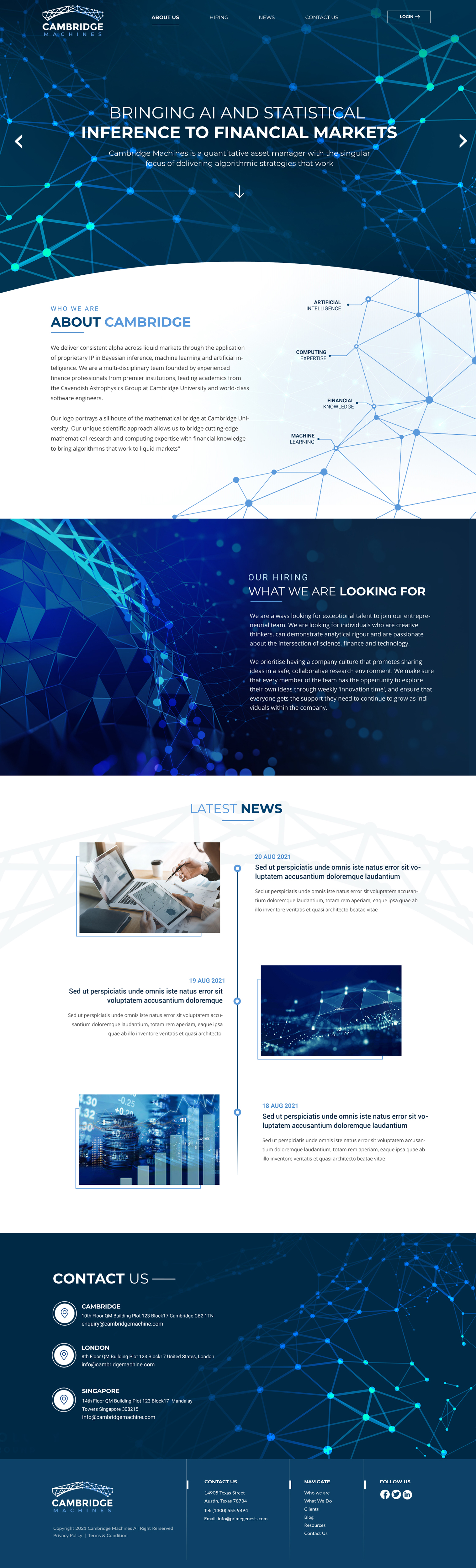 Web Design by Blue Sparrow for this project | Design: #27318350