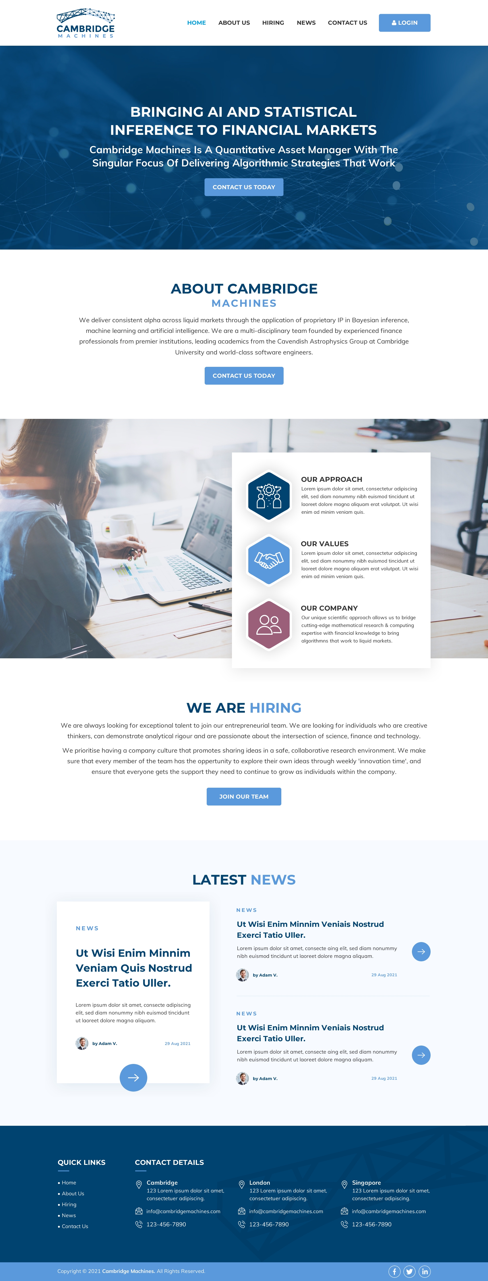 Web Design by HarmiDesigning for this project | Design #27274123