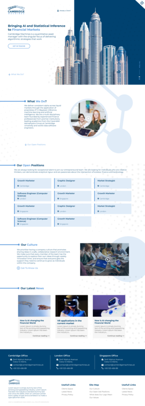 Web Design by AymanePro ™ for this project | Design: #27268920