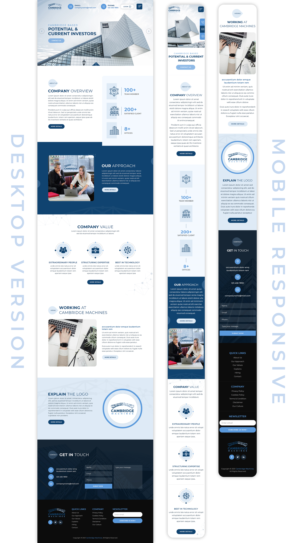Website design for Cambridge based systematic hedge fund | Web Design by sai.designer87