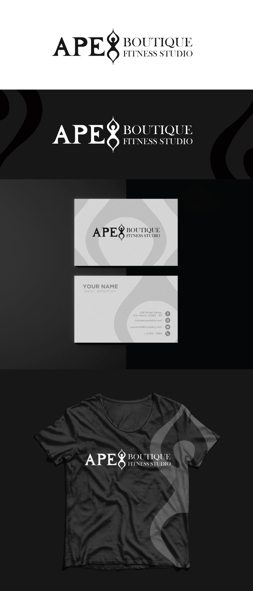 Logo Design by Intro Base for Apex Fitness Studio | Design #27251466