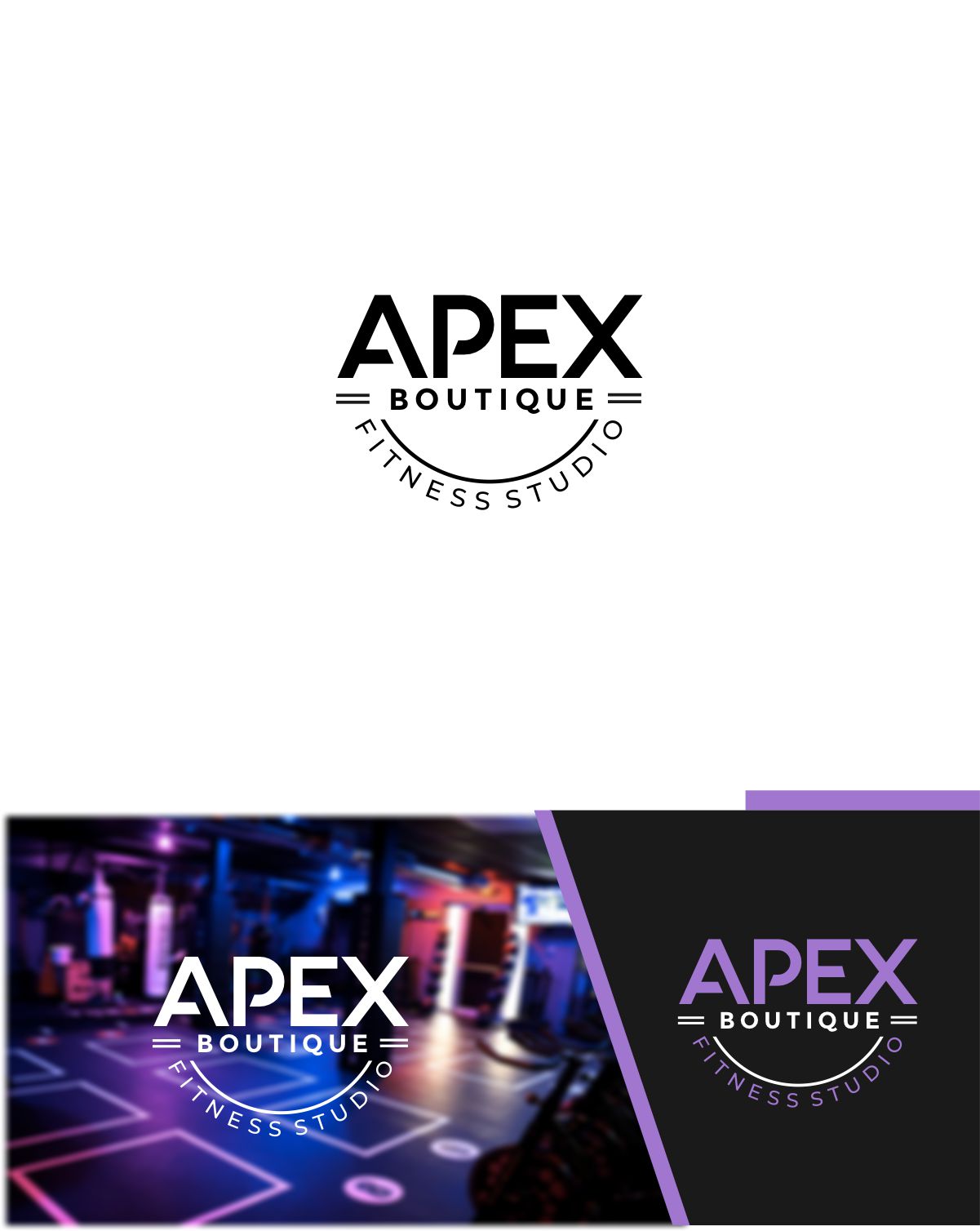 Logo Design by ecorokerz for Apex Fitness Studio | Design #27253845