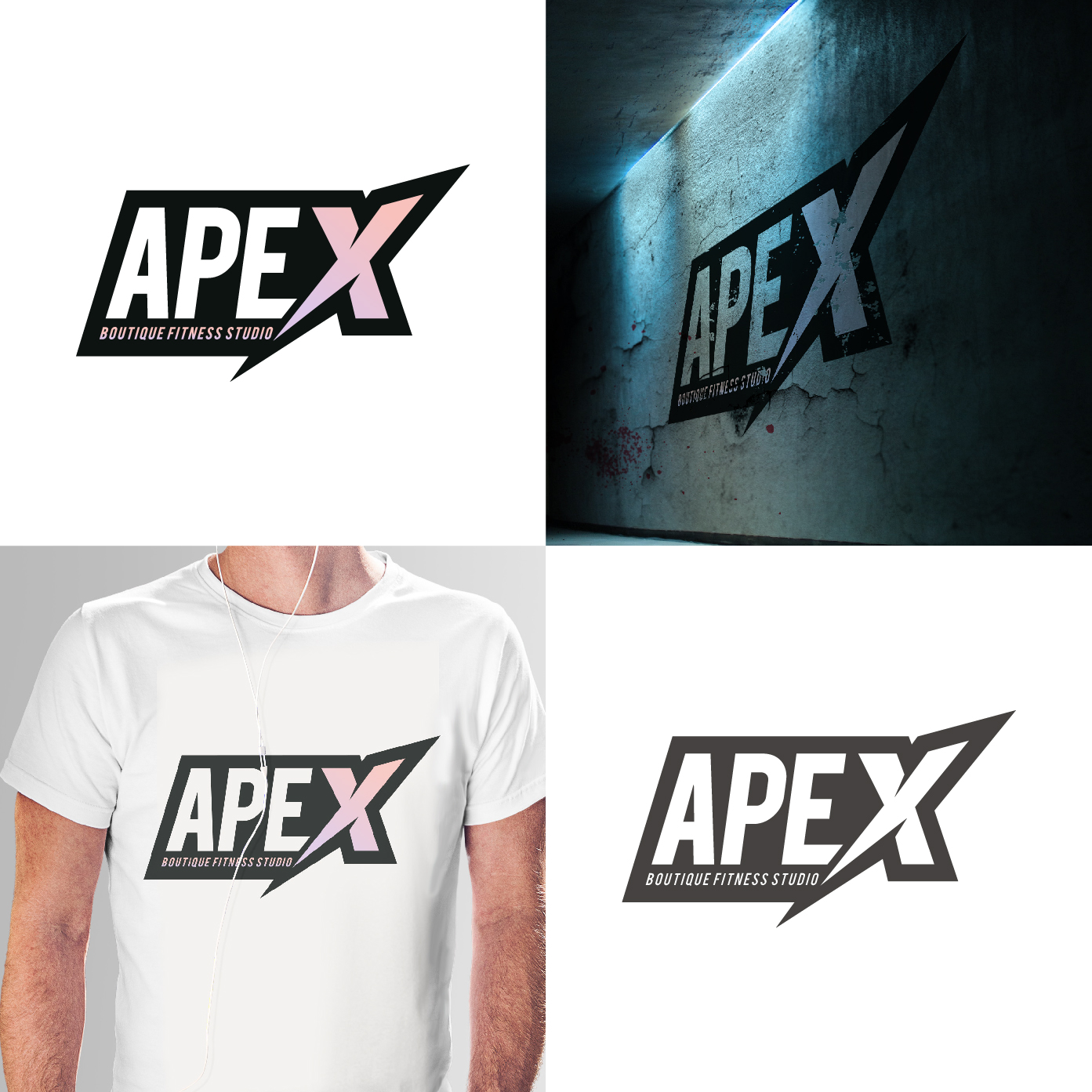 Logo-Design von 4tech services für Apex Fitness Studio | Design #27257106