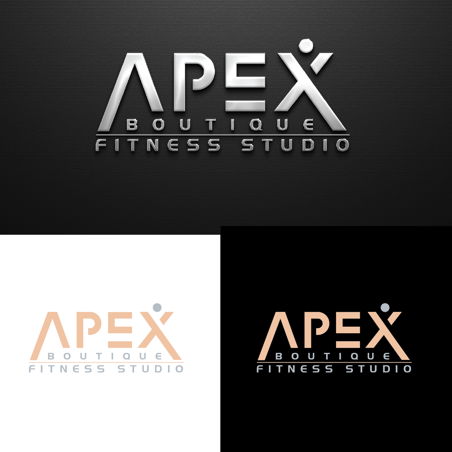 Logo Design by Maxo-Biz for Apex Fitness Studio | Design #27256645
