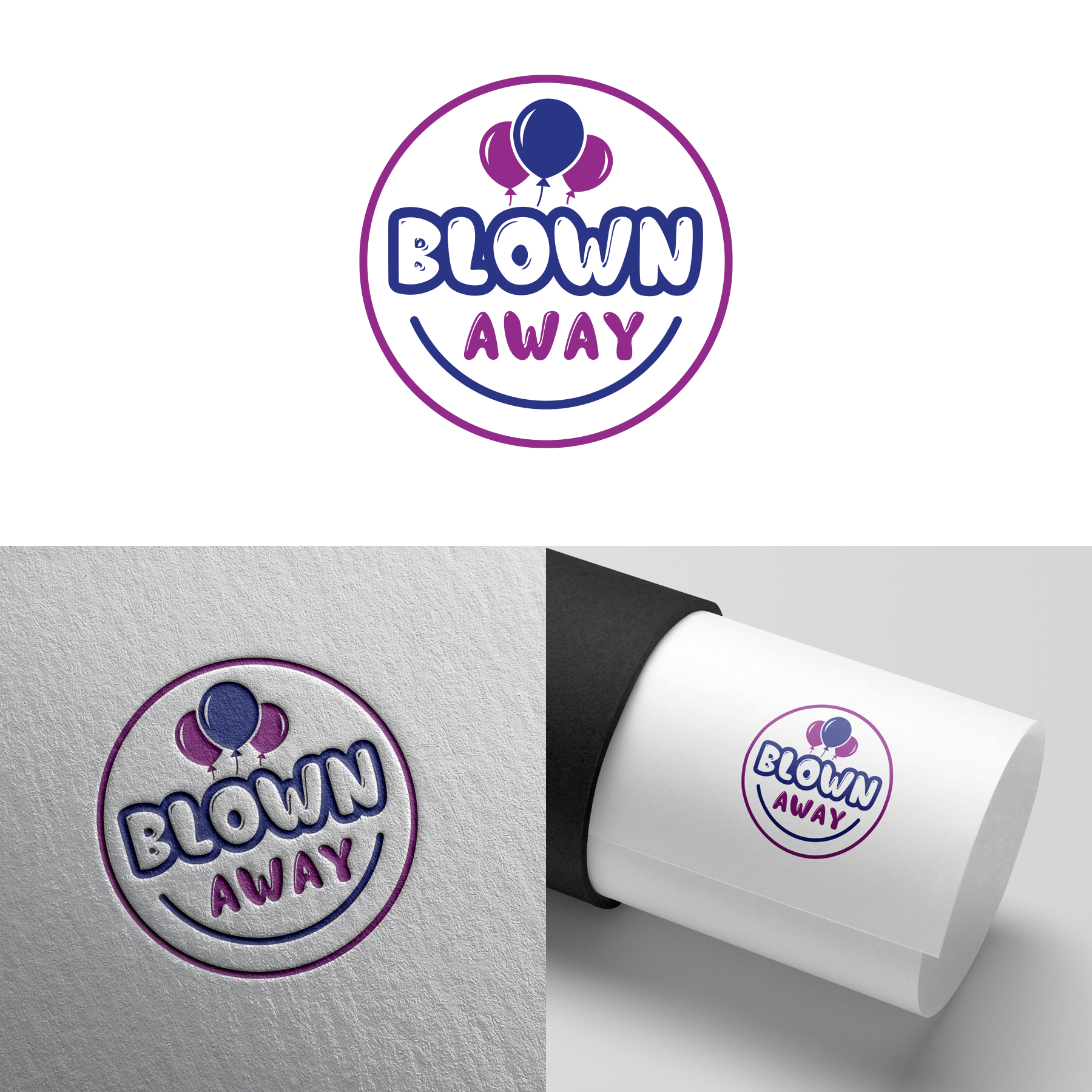 Logo Design by ZinKo for Blown Away | Design #27285304