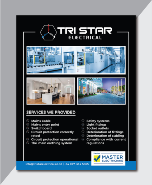 Flyer Design by Deziners Zone for Tri Star Electrical | Design: #27263342