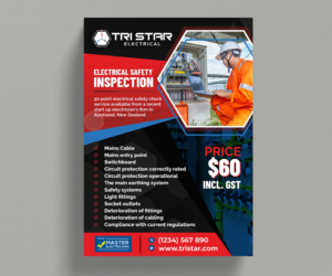 Flyer Design by ecorokerz for Tri Star Electrical | Design: #27254819