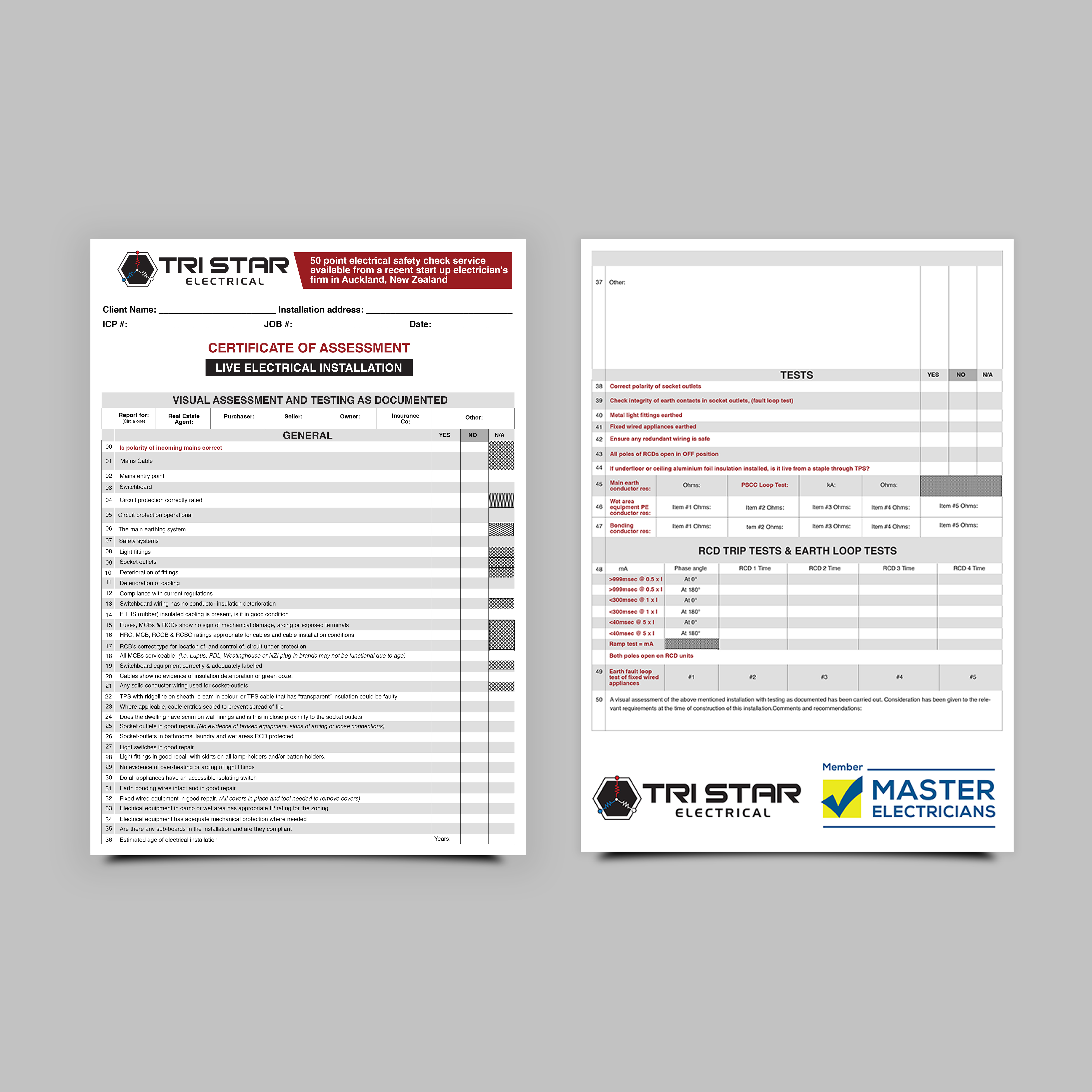 Design de Flyer par TuktukiShree pour Tri Star Electrical | Design #27283568