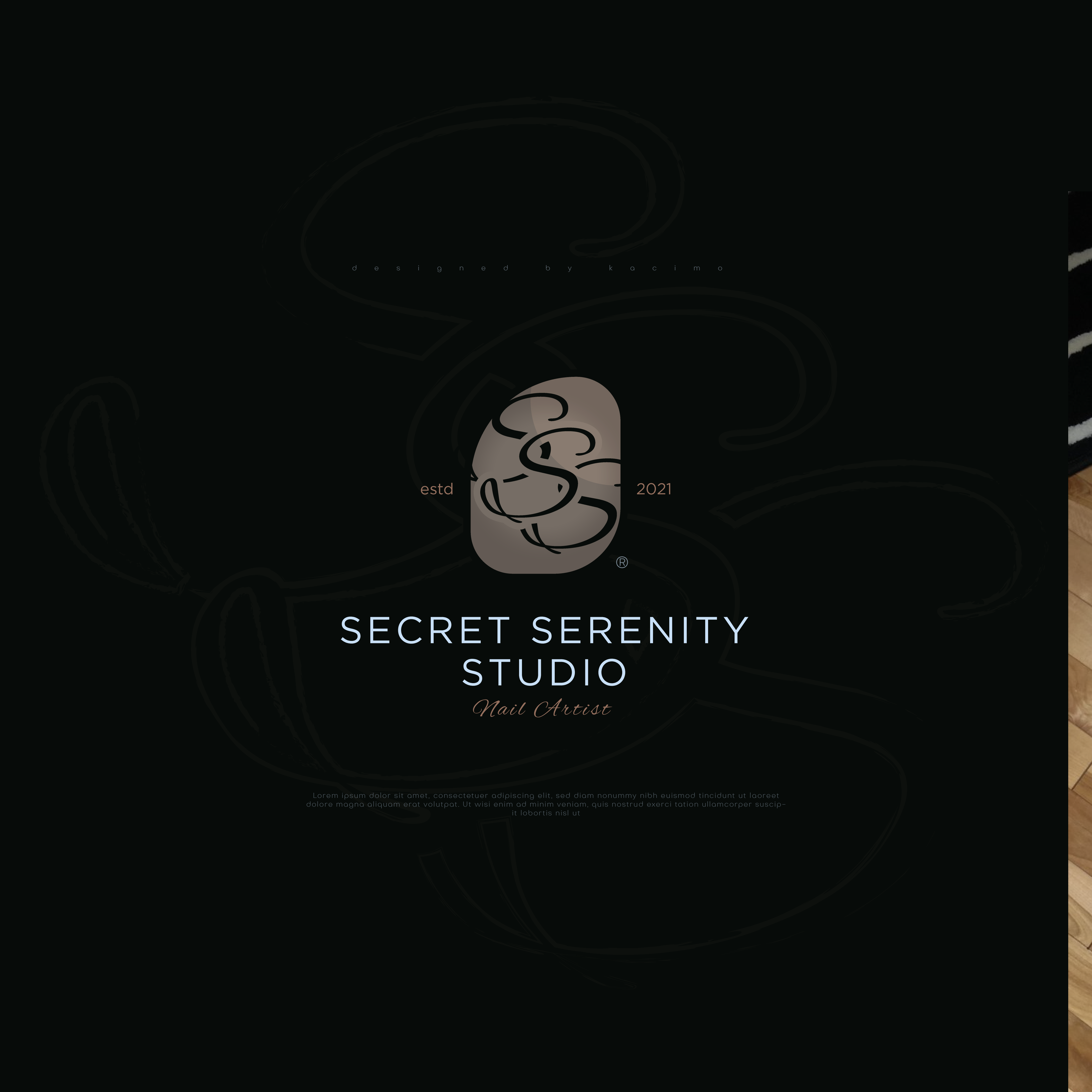 Logo-Design von kacimo für Secret Serenity Studio | Design #27258447
