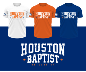 Houston Baptist University General T-shirt | Diseño de Camiseta por OR-PiXEL STUDIO ™