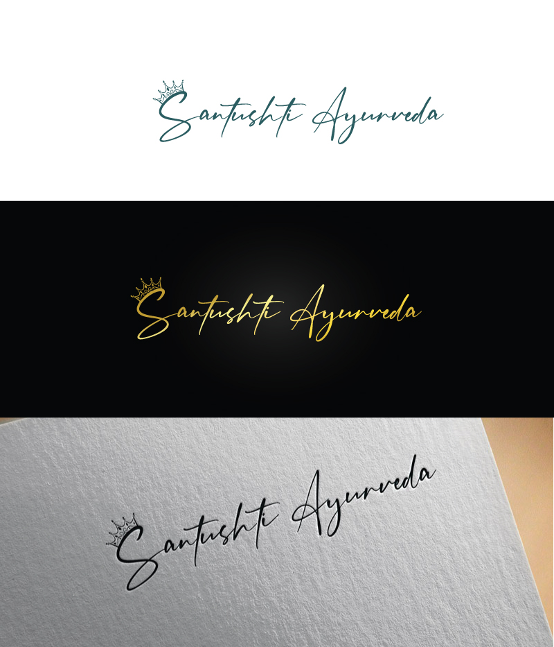 Logo Design by aree for Santushti Ayurveda | Design #27286158