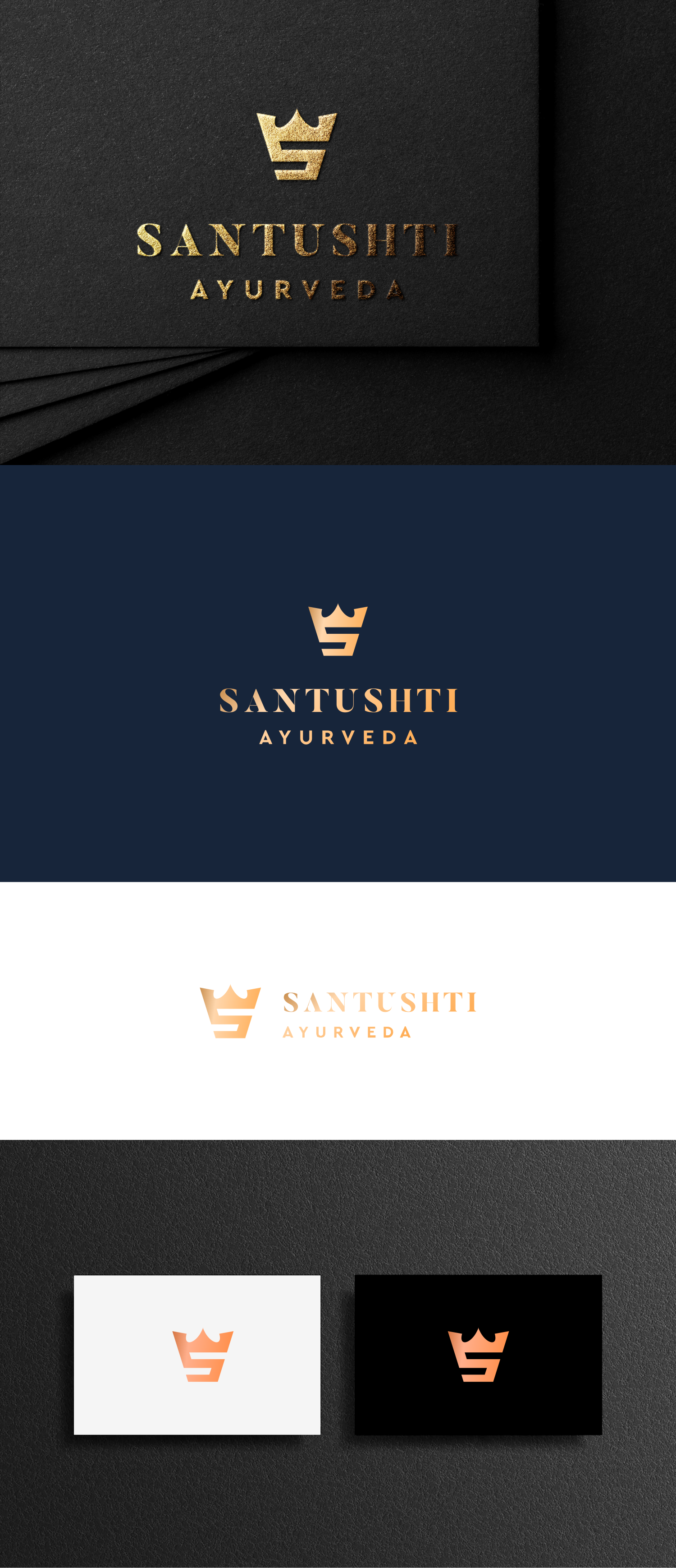 Logo Design by Omee for Santushti Ayurveda | Design #27261569