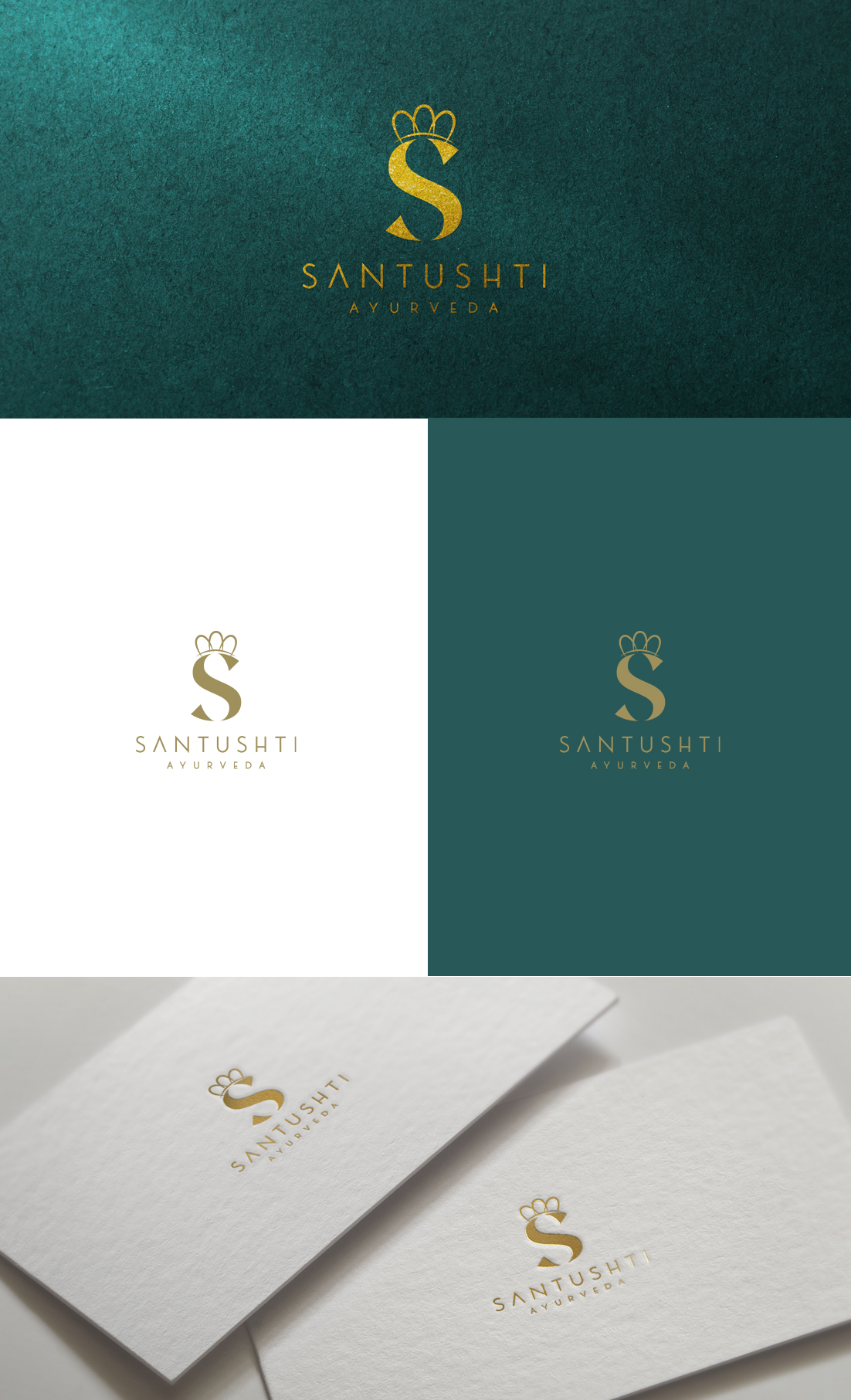 Diseño de Logo por GLDesigns para Santushti Ayurveda | Diseño #27258271