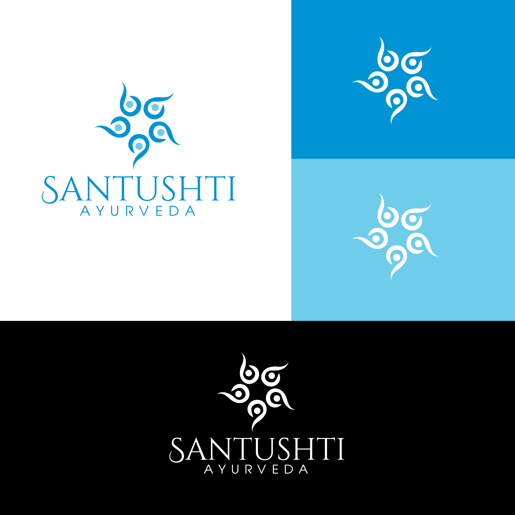Logo Design by webeezine for Santushti Ayurveda | Design #27263228