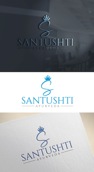 Logo Design by AB design ..... for Santushti Ayurveda | Design: #27258631