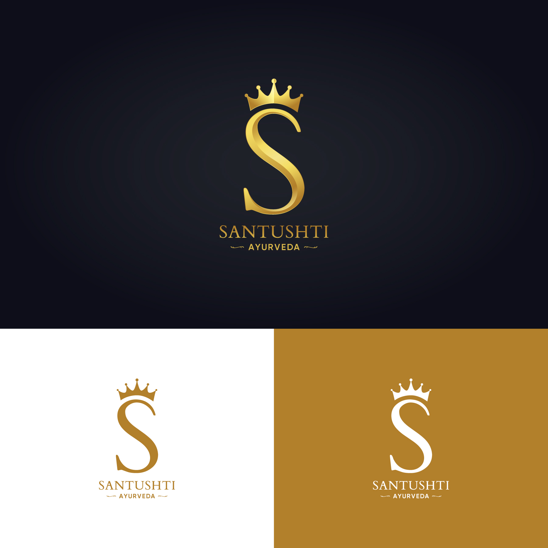 Logo Design by RealManish for Santushti Ayurveda | Design #27271006