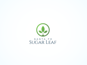 Santa Fe Sugar Leaf   (Sugar leaf in larger font) | Logo Design by jaime.sp
