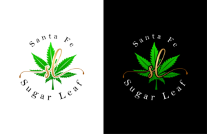 Santa Fe Sugar Leaf   (Sugar leaf in larger font) | Logo Design by sushsharma99