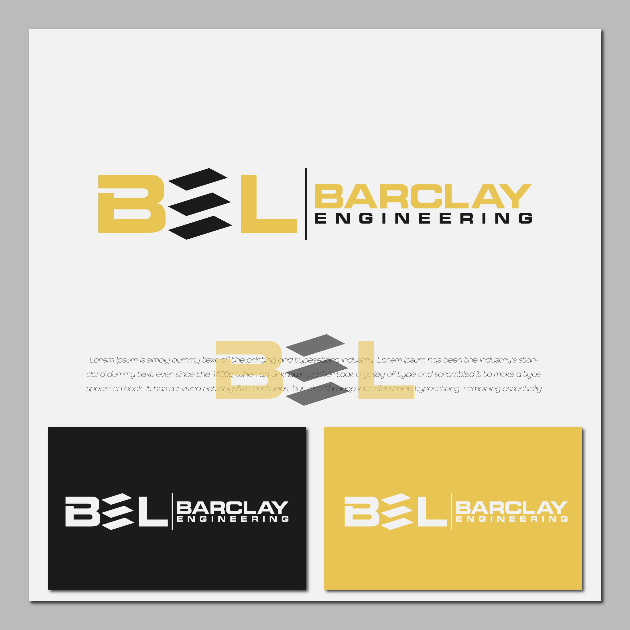 Logo Design by Rupok MT for Barclay Engineering  | Design #27348810