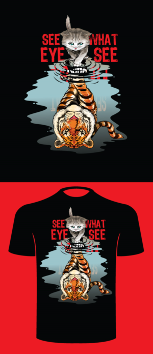 REFLECTION IS EVERYTHING  = LOOK THROUGH MY EYES SEE WHAT I SEE | T-Shirt-Design von ally designs