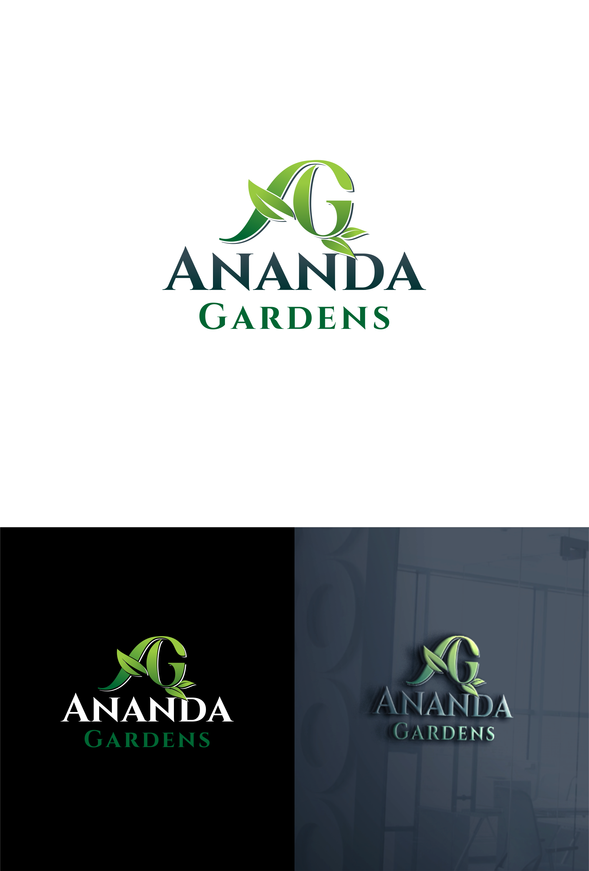 Logo Design by *mary for Ananda Gardens | Design #27256172