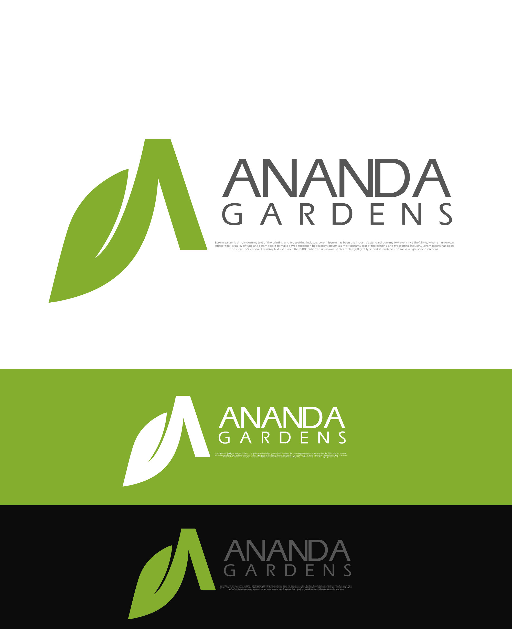 Logo Design by Paras Bali for Ananda Gardens | Design #27259730