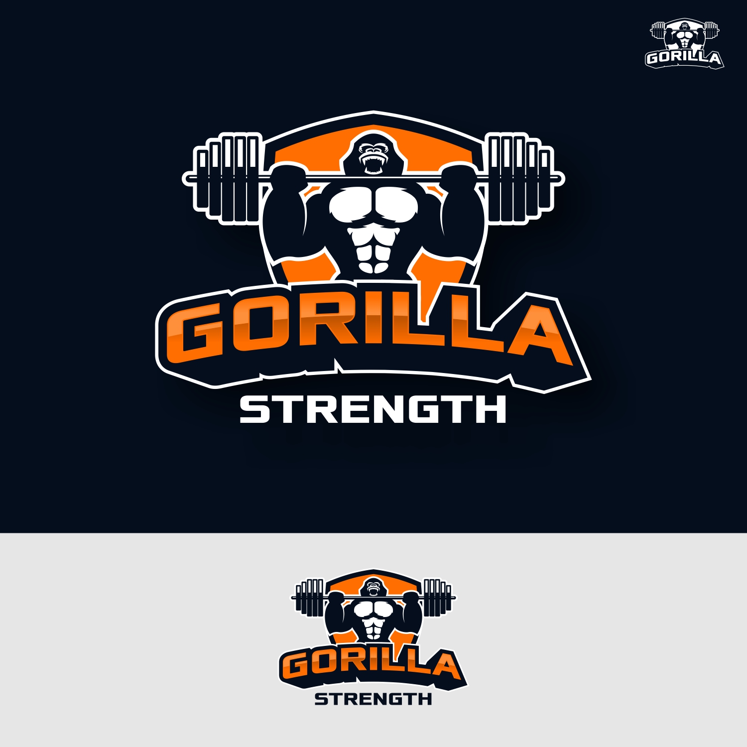 Logo Design by Erzan Design for Gorilla strength  | Design #27259238