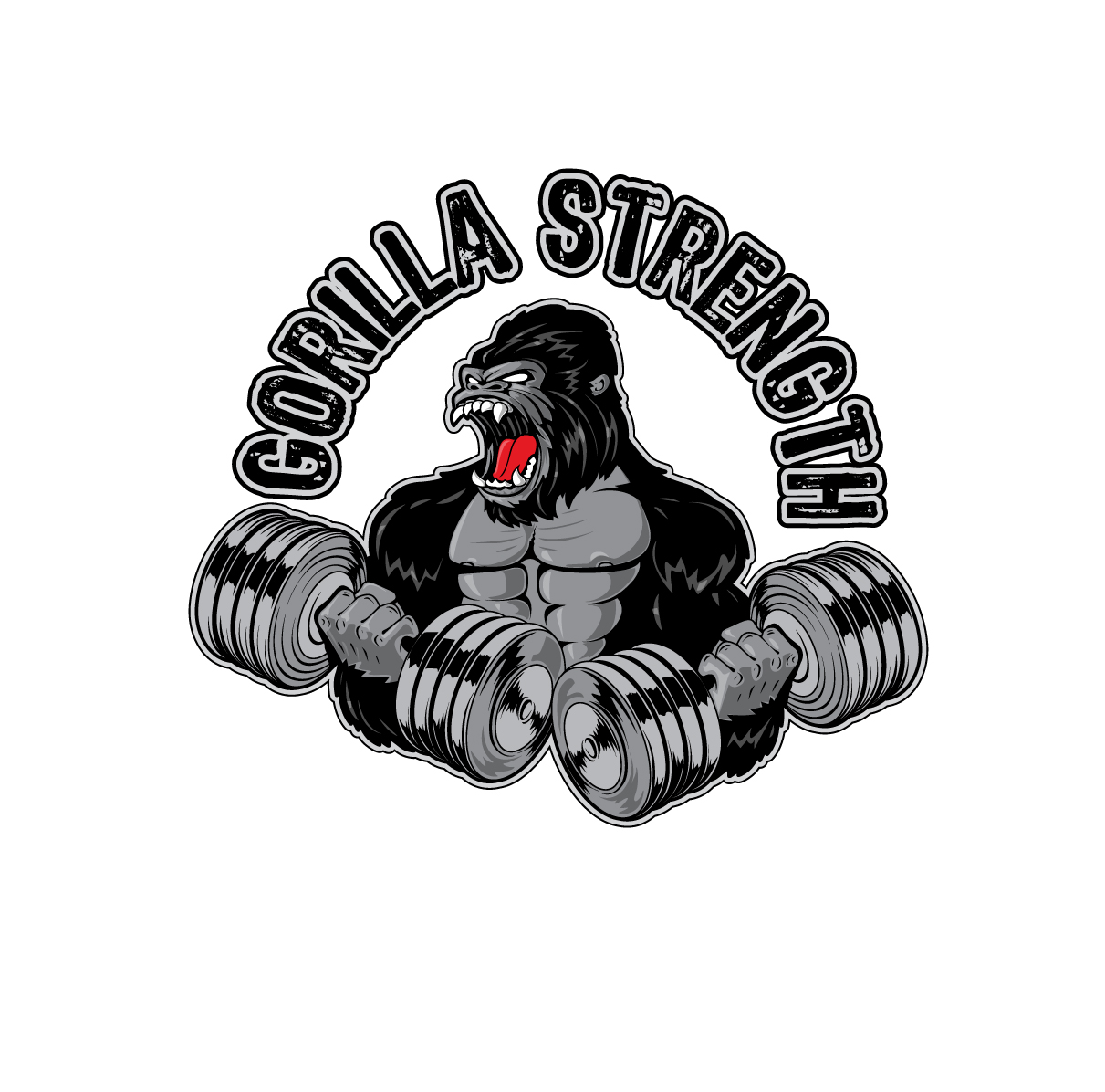 Logo Design by blue eye for Gorilla strength  | Design #27280689