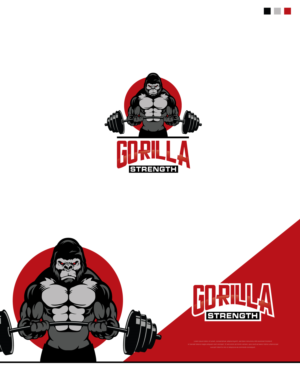 Logo Design by Zybs Graphics for Gorilla strength  | Design: #27304532